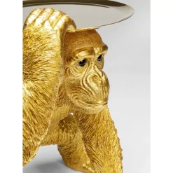Online Deko Figur Butler Playing Chimp Gold 52Cm Deko & Geschenkartikel