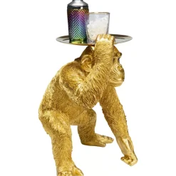 Online Deko Figur Butler Playing Chimp Gold 52Cm Deko & Geschenkartikel
