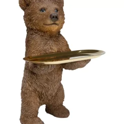 Outlet Deko Figur Butler Standing Bear 35Cm Deko & Geschenkartikel