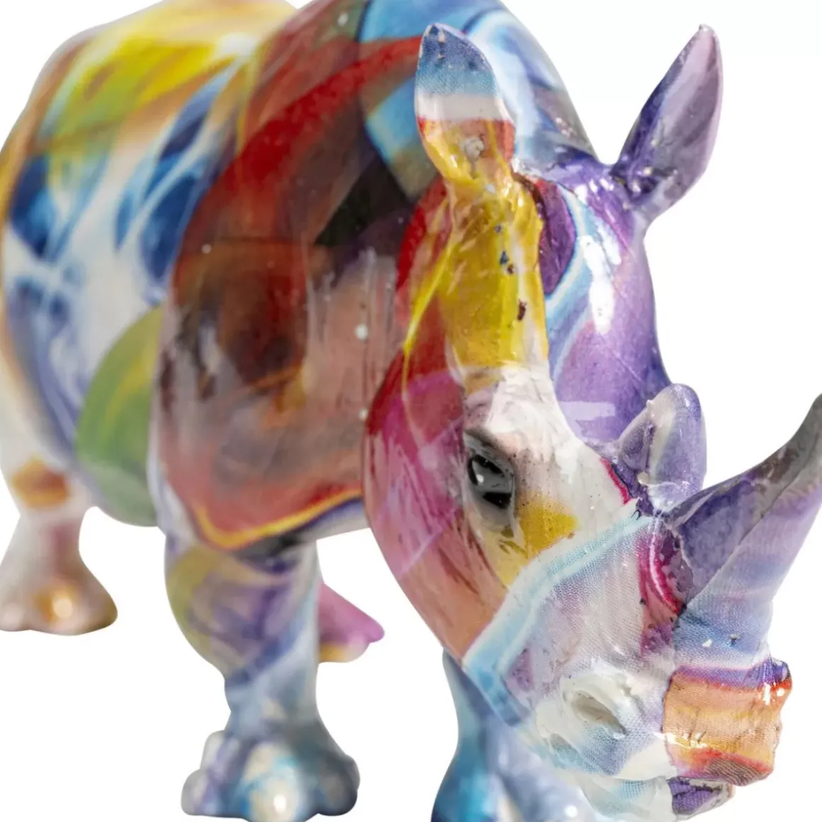 Discount Deko Figur Colored Rhino Deko & Geschenkartikel