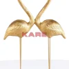 Best Deko Figur Flamingo Love Gold 63Cm Deko & Geschenkartikel