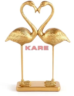 Best Deko Figur Flamingo Love Gold 39Cm Deko & Geschenkartikel