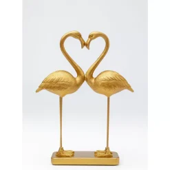 Best Deko Figur Flamingo Love Gold 39Cm Deko & Geschenkartikel