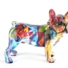 Clearance Deko Figur Frenchie Bunt Deko & Geschenkartikel