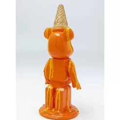 Deko Figur Gelato Bear Orange 40Cm Deko & Geschenkartikel