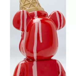 Online Deko Figur Gelato Bear Rot 40Cm Deko & Geschenkartikel