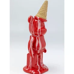 Online Deko Figur Gelato Bear Rot 40Cm Deko & Geschenkartikel