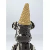 New Deko Figur Gelato Bear Schwarz 40Cm Deko & Geschenkartikel