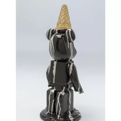 New Deko Figur Gelato Bear Schwarz 40Cm Deko & Geschenkartikel