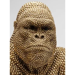 Deko Figur Gorilla Gold 80Cm Deko & Geschenkartikel