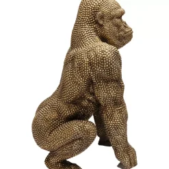 Deko Figur Gorilla Gold 80Cm Deko & Geschenkartikel