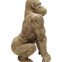 Sale Deko Figur Gorilla Gold 46Cm Deko & Geschenkartikel