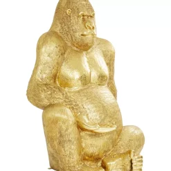 Deko Figur Gorilla Gold Xl 180 Deko & Geschenkartikel