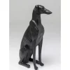 Deko Figur Greyhound Bruno Schwarz Matt 80Cm Deko & Geschenkartikel