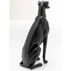 Deko Figur Greyhound Bruno Schwarz Matt 80Cm Deko & Geschenkartikel