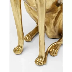 Hot Deko Figur Greyhound Bruno Gold 80Cm Deko & Geschenkartikel