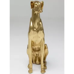Hot Deko Figur Greyhound Bruno Gold 80Cm Deko & Geschenkartikel