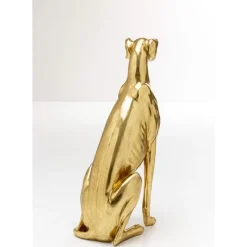 Hot Deko Figur Greyhound Bruno Gold 80Cm Deko & Geschenkartikel