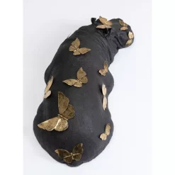 Best Deko Figur Hippo Butterflies 35Cm Deko & Geschenkartikel