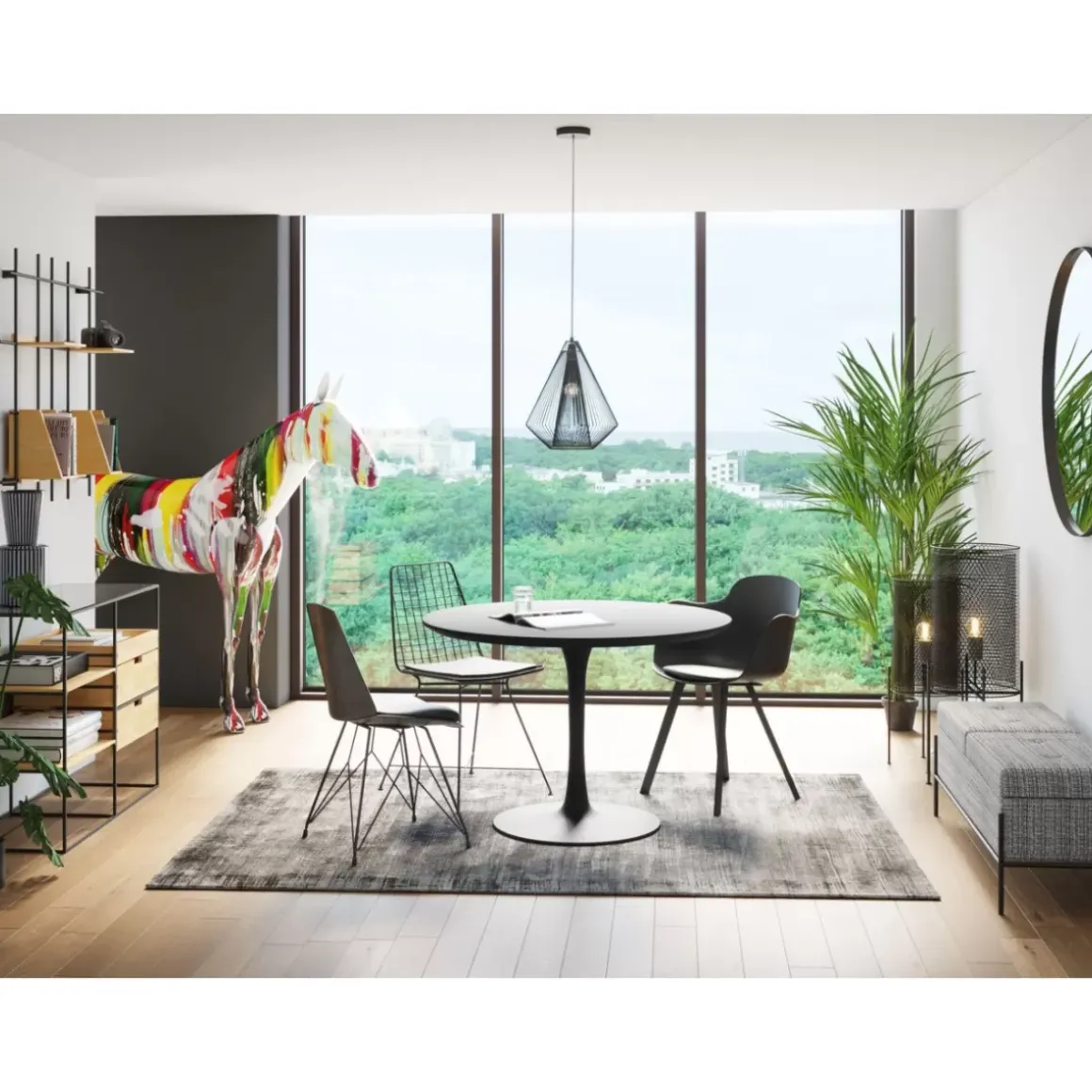 New Deko Figur Horse Colore Deko & Geschenkartikel