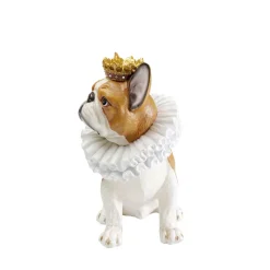 Outlet Deko Figur King Dog Braun 29Cm Deko & Geschenkartikel