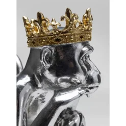 Deko Figur King Lui Silber 35 Deko & Geschenkartikel