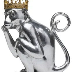 Deko Figur King Lui Silber 35 Deko & Geschenkartikel