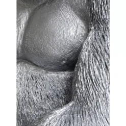 Best Deko Figur Monkey Gorilla Side Xl Silber Matt Deko & Geschenkartikel