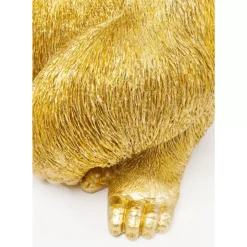 Deko Figur Monkey Gorilla Side Xl Gold Deko & Geschenkartikel