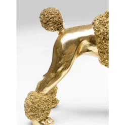 Online Deko Figur Mrs Poodle Gold 34Cm Deko & Geschenkartikel