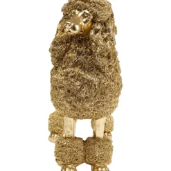 Online Deko Figur Mrs Poodle Gold 34Cm Deko & Geschenkartikel