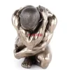 Online Deko Figur Nude Man Hug Bronze 54Cm Deko & Geschenkartikel