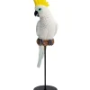 Sale Deko Figur Parrot Cockatoo Weis 38Cm Deko & Geschenkartikel