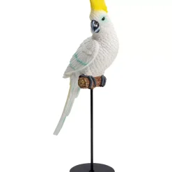 Sale Deko Figur Parrot Cockatoo Weis 38Cm Deko & Geschenkartikel