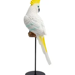 Sale Deko Figur Parrot Cockatoo Weis 38Cm Deko & Geschenkartikel