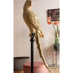 Hot Deko Figur Parrot Gold Deko & Geschenkartikel