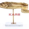 Outlet Deko Figur Pescado Gold Deko & Geschenkartikel