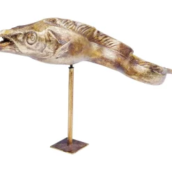 Outlet Deko Figur Pescado Gold Deko & Geschenkartikel