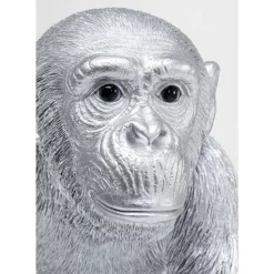 Outlet Deko Figur Playing Ape Silber 50 Deko & Geschenkartikel