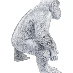 Outlet Deko Figur Playing Ape Silber 50 Deko & Geschenkartikel