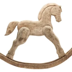 Hot Deko Figur Rocking Horse Nature Deko & Geschenkartikel