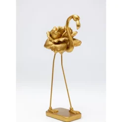Hot Deko Figur Rose Flamingo Gold 42Cm Deko & Geschenkartikel