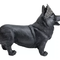 Discount Deko Figur Royal Standing Corgi Schwarz Deko & Geschenkartikel