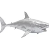 Outlet Deko Figur Shark Henry Silber 106Cm Deko & Geschenkartikel