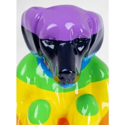 Sale Deko Figur Sitting Dog Rainbow 80 Deko & Geschenkartikel