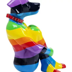 Sale Deko Figur Sitting Dog Rainbow 80 Deko & Geschenkartikel