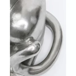 Sale Deko Figur Sitting Leopard Silber 150Cm Deko & Geschenkartikel