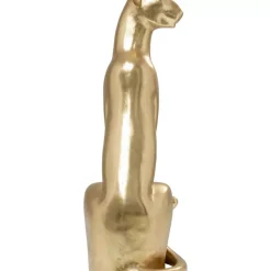Sale Deko Figur Sitting Leopard Gold 150Cm Deko & Geschenkartikel