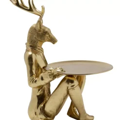Sale Deko Figur Sitting Waiter Deer 33Cm Deko & Geschenkartikel