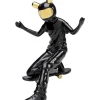 Deko Figur Skating Astronaut Schwarz 21Cm Deko & Geschenkartikel